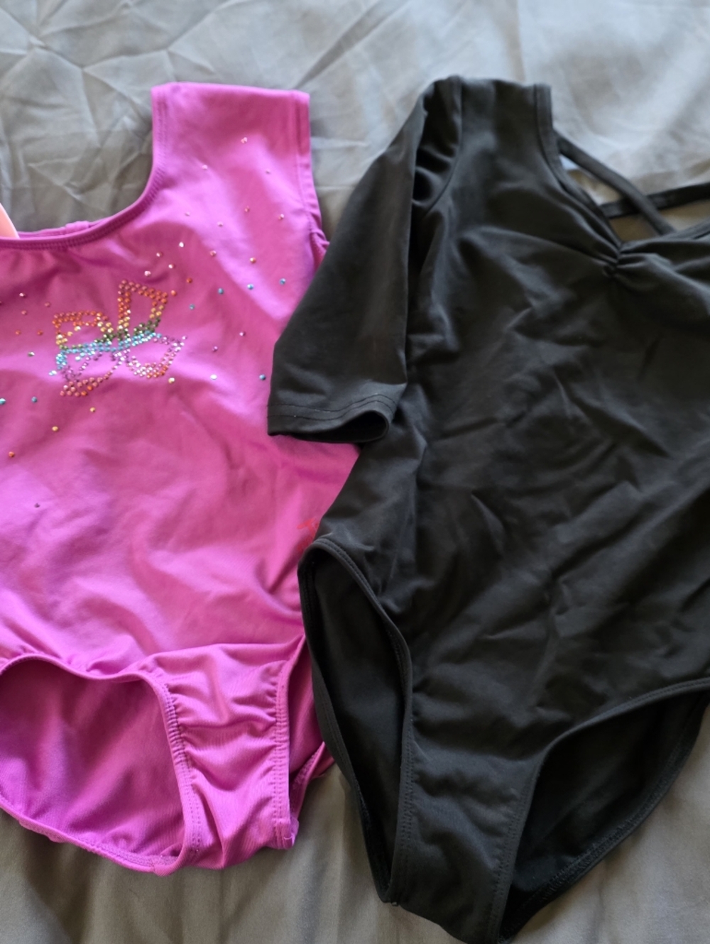 Danskin Black & JoJo Pink Gymnastics/Dance Leotards